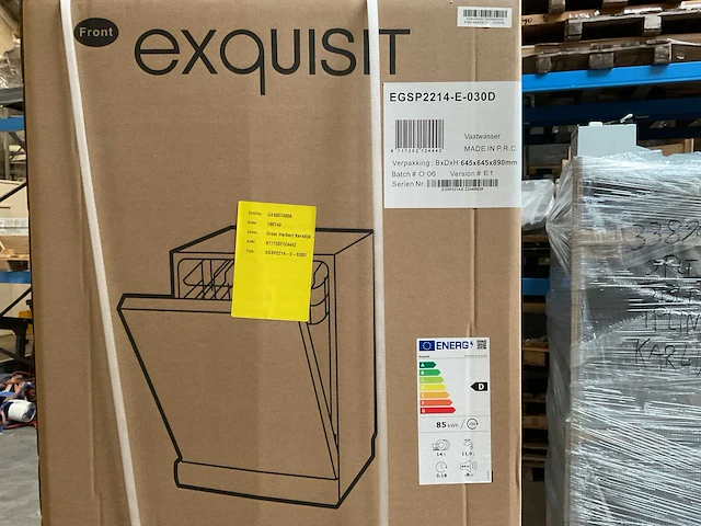 Exquisit egsp2214-e-030d vaatwasser - afbeelding 5 van  5