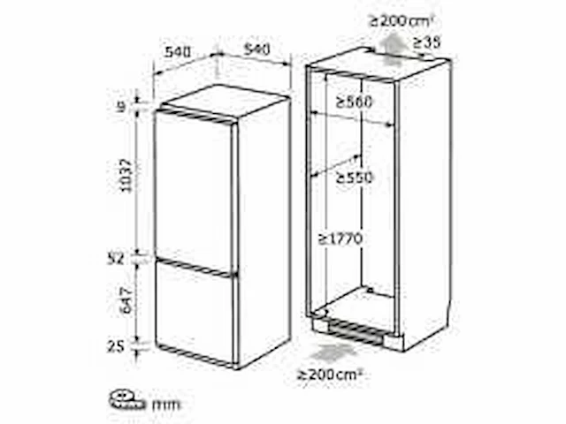 Exquisit ekgc270-70-e-040e koelkast - afbeelding 3 van  5