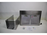 Exquisit fkh62-3inox - schouwkap afzuigkap 60 cm inox - afbeelding 2 van  3