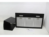 Exquisit fkh923bl schouwkap 90 cm breed zwart - afbeelding 2 van  2