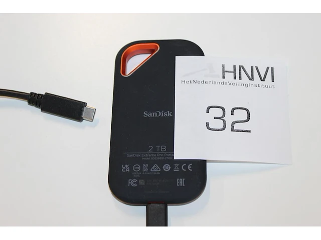 Externe harde schijf scandisk 2 tb ssd. - afbeelding 1 van  2