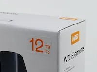 Externe harde schijf wd elements, basic storage 12tb wdbwlg0120hbk - afbeelding 4 van  8