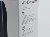 Externe harde schijf wd elements, basic storage 12tb wdbwlg0120hbk - afbeelding 5 van  8
