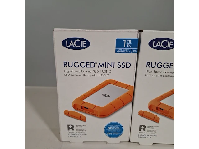 Externe ssd, lacie, rugged mini ssd - afbeelding 2 van  6