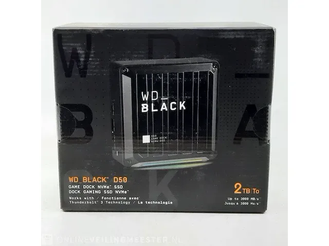 Externe ssd western digital, black d50 game dock nvme ssd 2tb 3000mb/s - afbeelding 3 van  10