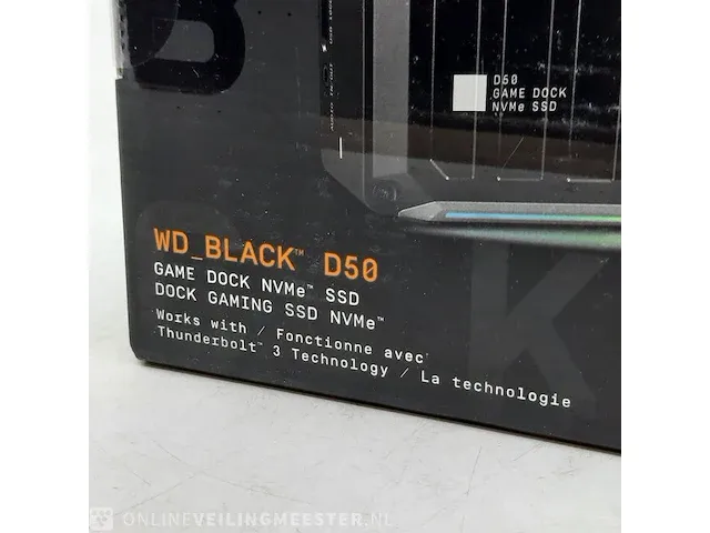 Externe ssd western digital, black d50 game dock nvme ssd 2tb 3000mb/s - afbeelding 4 van  10