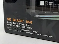 Externe ssd western digital, black d50 game dock nvme ssd 2tb 3000mb/s - afbeelding 4 van  10