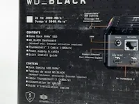 Externe ssd western digital, black d50 game dock nvme ssd 2tb 3000mb/s - afbeelding 9 van  10