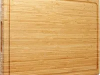 Extra grote xxxl bamboe snijplank 61x40 cm - afbeelding 1 van  4