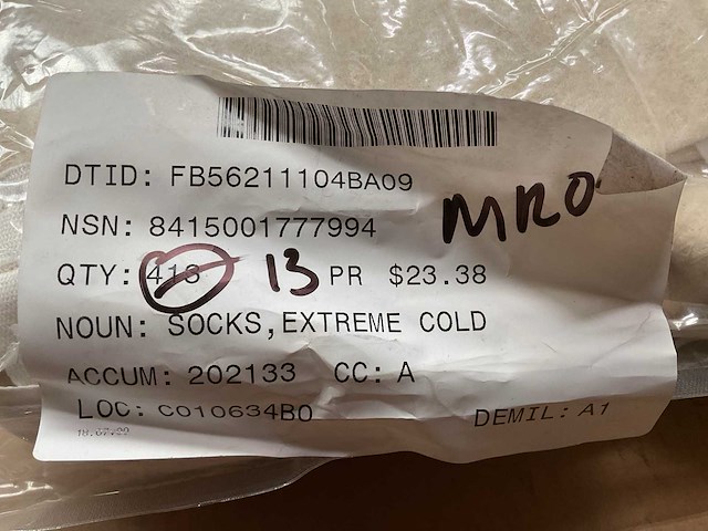 Extreme cold socks (13x) - afbeelding 4 van  4