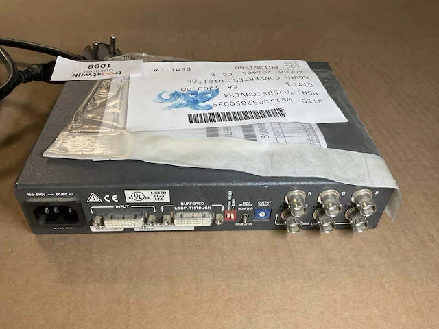 Extron dvi-rgb 100 digital converter - afbeelding 3 van  3