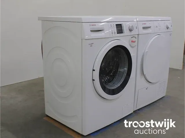 Exxcel 8 varioperfect activewater wasmachine & bosch maxx 7 droger - afbeelding 4 van  8