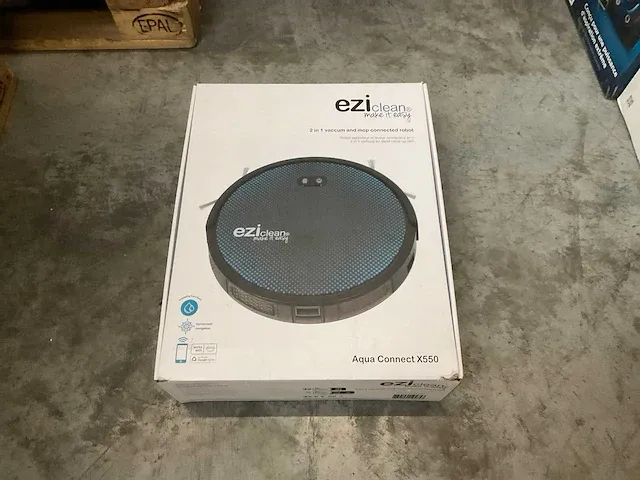 Eziclean aqua connect x550 robotstofzuiger en dweil - afbeelding 1 van  2