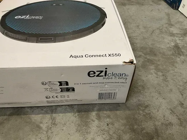Eziclean aqua connect x550 robotstofzuiger en dweil - afbeelding 2 van  2