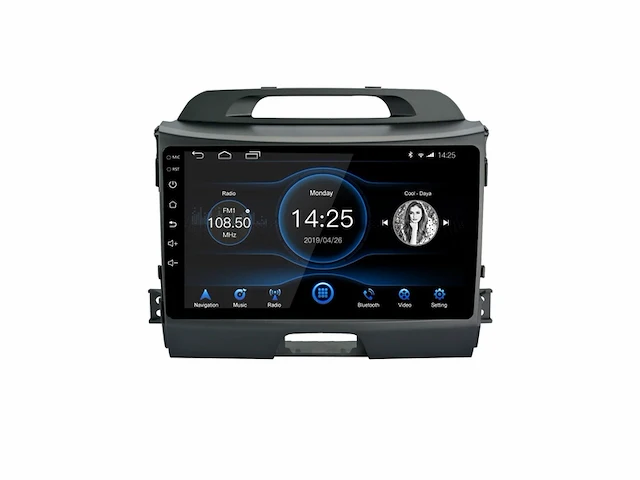 Ezonetronics android 10.1 autoradio stereo voor kia sportage 2010-2015 9 inch gps-navigatie 2g ram + 32g rom - afbeelding 1 van  4