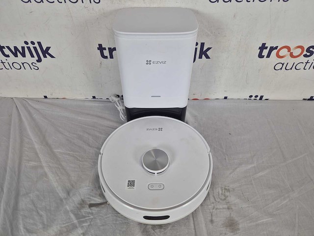 Ezviz robotstofzuiger en mop met clean station - re5 plus - app besturing - zelf reinigend - dweilen en stofzuigen - afbeelding 2 van  2