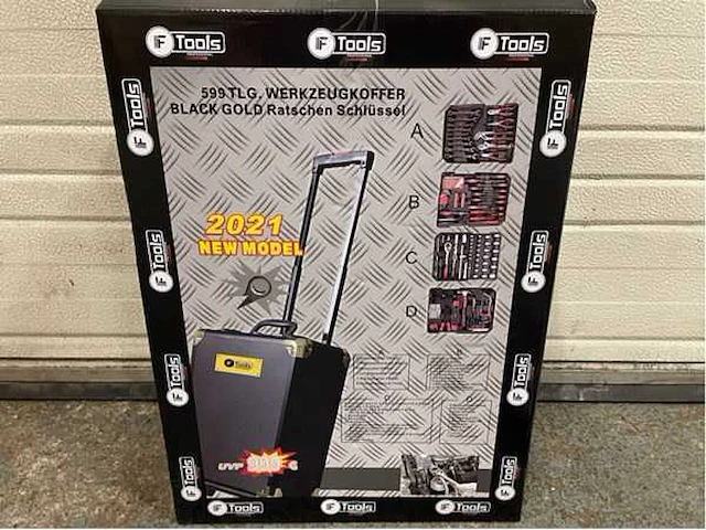F tools 599 delig gevulde gereedschapskoffer - afbeelding 7 van  8