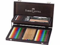 Fabercastell kleurpotloden compendium mahoniebox 54 stuks fc110084 - afbeelding 4 van  4