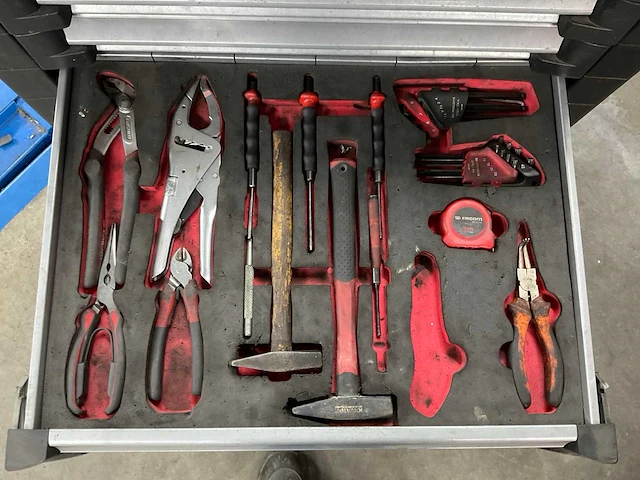 Facom 100 gereedschapswagen - afbeelding 9 van  11