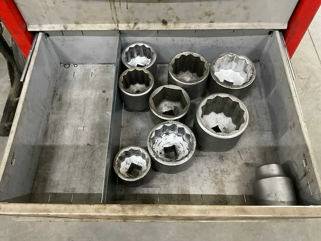 Facom chrono xl gevulde gereedschapswagen - afbeelding 7 van  9