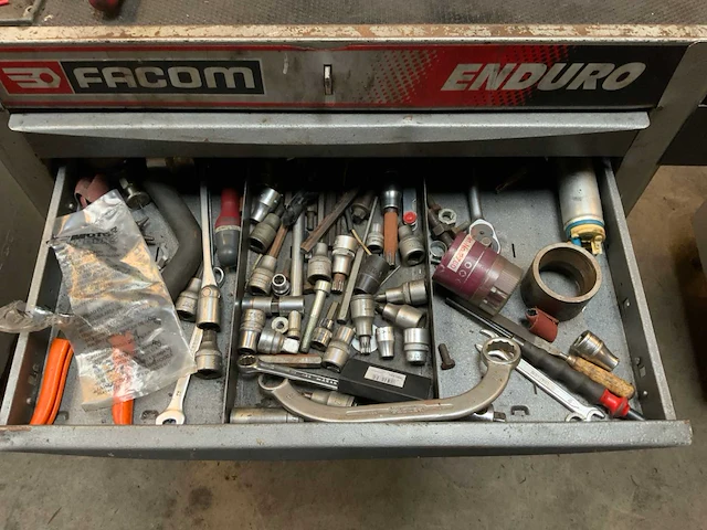 Facom enduro gereedschapswagen - afbeelding 3 van  8