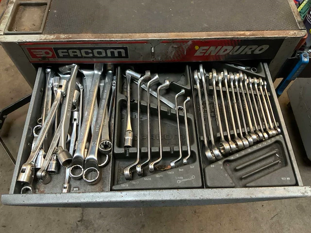 Facom enduro gereedschapswagen - afbeelding 2 van  9