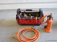 Facom gereedschapstas incl. handgereedschap & soldeerbrander met slang - afbeelding 1 van  9
