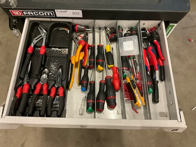 Facom gereedschapswagen - afbeelding 3 van  9