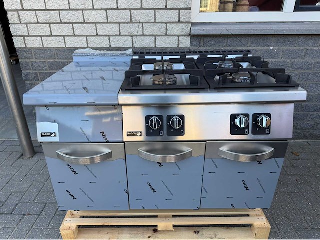 Fagor - gasfornuis + nutraal - bakkooklijn - afbeelding 2 van  7