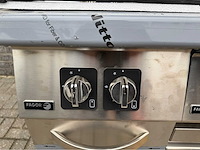 Fagor ongebruikt - gasfornuis + bakplaat + koelwerkbank - bakkooklijn - afbeelding 6 van  10