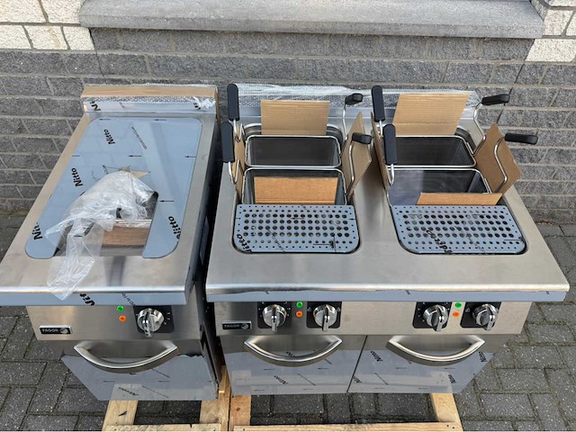 Fagor ongebruikt - pasta koker + frituur - bakkooklijn - afbeelding 6 van  11