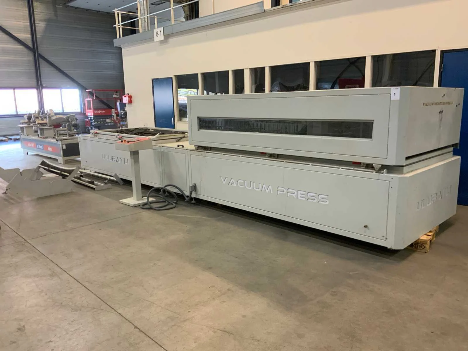 Faillissementsveiling van houtbewerkingsmachines
