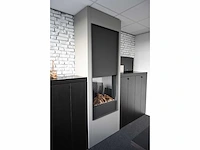 Fair fires - pano tru vizion 700 - elektrische designhaard met boley stalen design ombouw - afbeelding 6 van  12