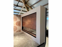 Fair fires - pano x 3000 - elektrische designhaard met boley stalen design ombouw - afbeelding 3 van  10