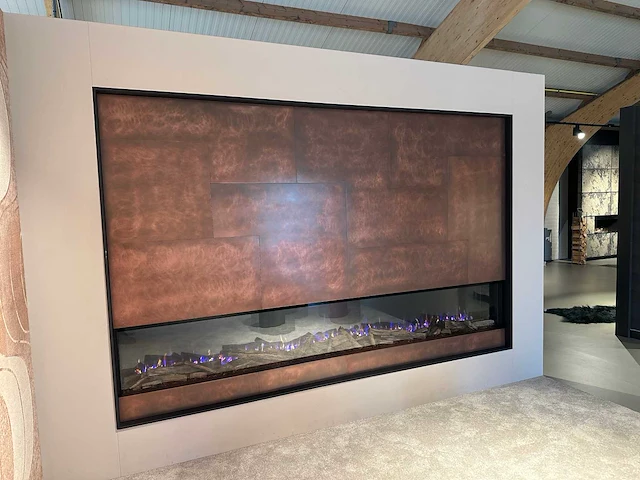 Fair fires - pano x 3000 - elektrische designhaard met boley stalen design ombouw - afbeelding 9 van  10