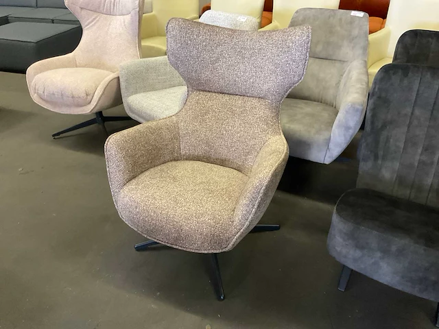 Fakaer draaibare fauteuil - afbeelding 1 van  7