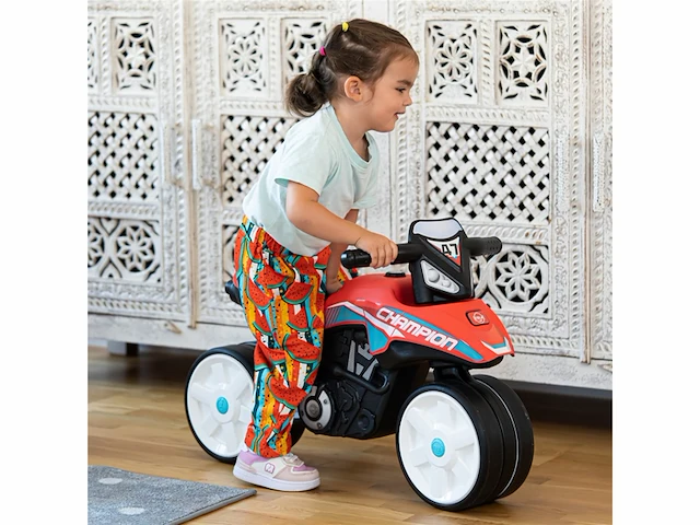 Falk - loopfiets moto street champion - stille wielen - vanaf 2 jaar - rood - afbeelding 3 van  4