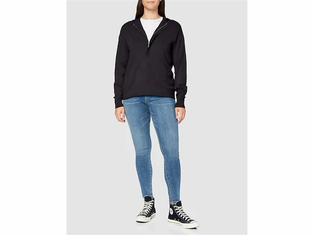 Falke damen pullover hoodie, zwart, xxs - afbeelding 2 van  4