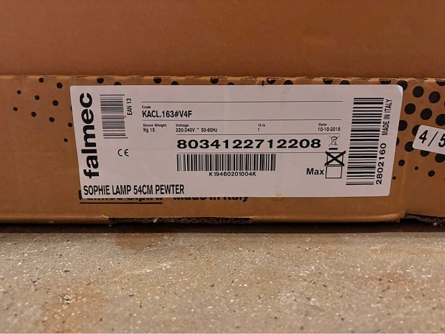 Falmec pendant lamp 2x - afbeelding 6 van  7