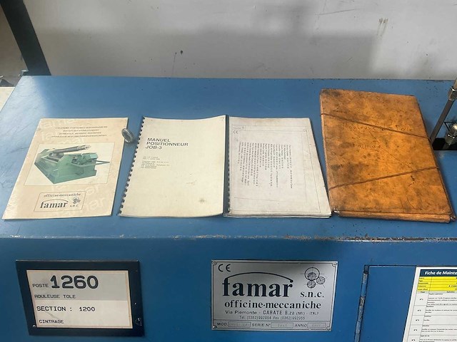 Famar - cpi 10/5s - roll bending machine - 1996 - afbeelding 3 van  11