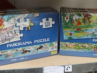 Fame puzzles panorama puzzels - 6 stuks - afbeelding 1 van  5