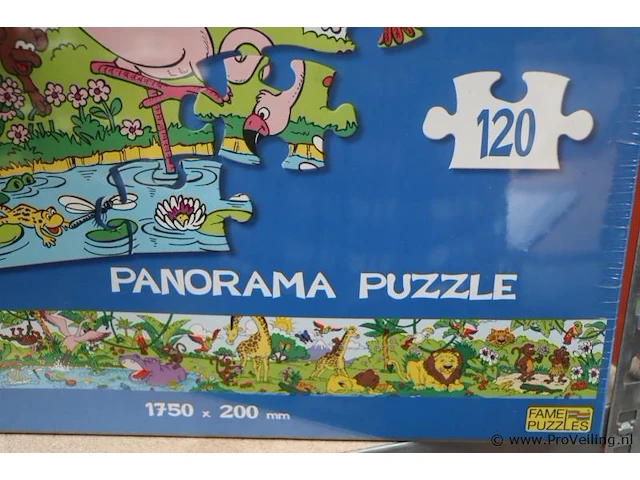 Fame puzzles panorama puzzels - 6 stuks - afbeelding 3 van  5