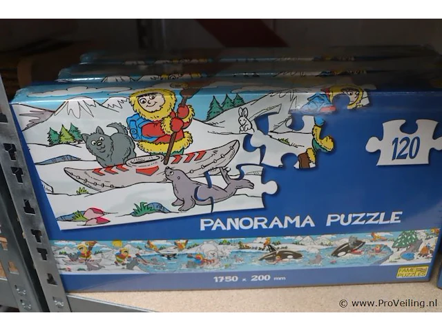 Fame puzzles panorama puzzels - 6 stuks - afbeelding 4 van  5