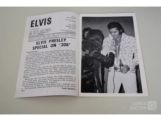 Fan club magazine "elvis monthly" - afbeelding 5 van  7