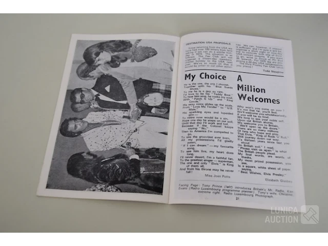 Fan club magazine "elvis monthly" - afbeelding 6 van  7