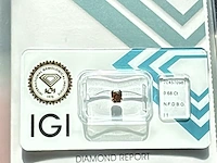 Fancy diamant brownish - 0.68ct (igi gecertificeerd) - afbeelding 4 van  6