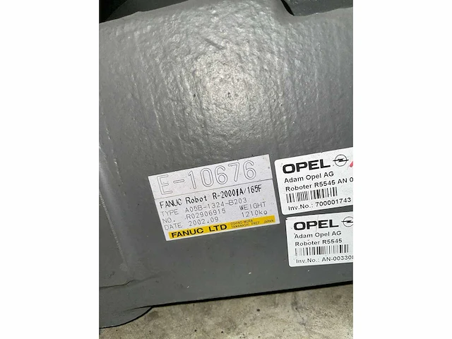 Fanuc - r-2000ia 210f - productielijn - 2002 - afbeelding 7 van  7