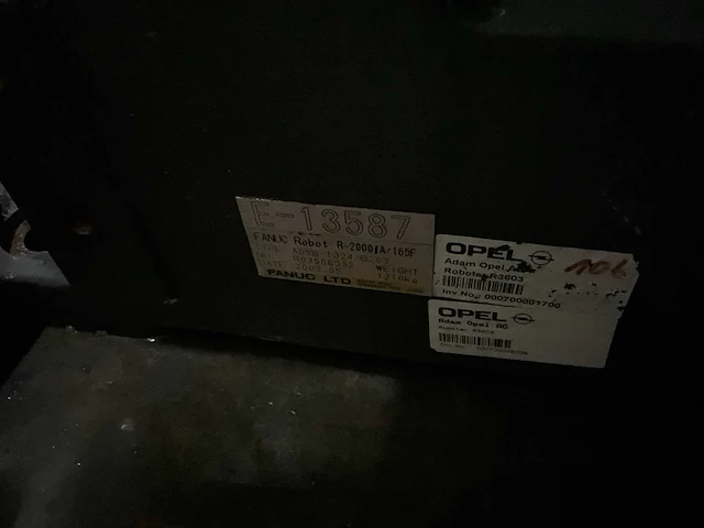 Fanuc r-2000ia 165f handling robot & r-j3ib schakelkast - afbeelding 4 van  6