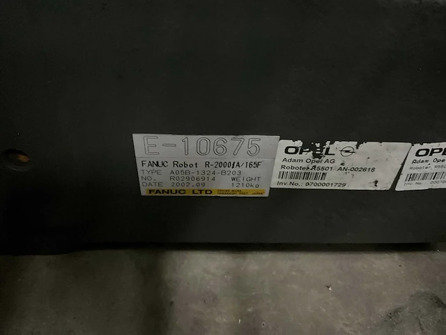 Fanuc r-2000ia 165f lasrobot & r-j3ib schakelkast - afbeelding 3 van  8
