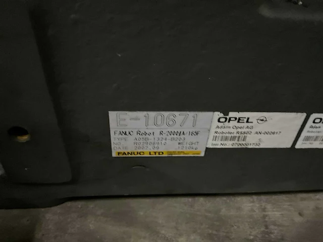Fanuc r-2000ia 165f lasrobot & r-j3ib schakelkast - afbeelding 9 van  9